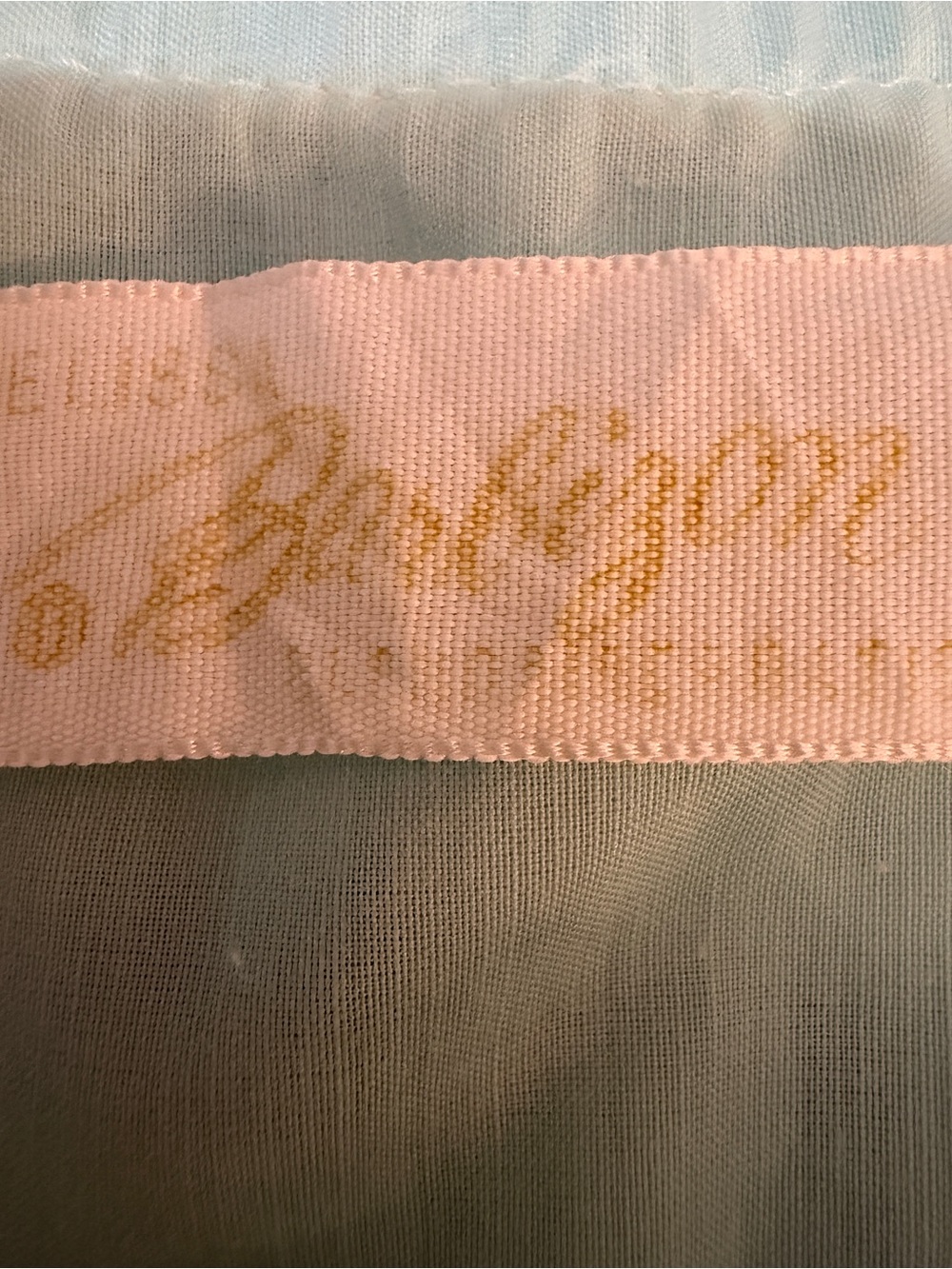 Melissa by Barbizon Vintage Light Aqua Nightgown with Delicate Lace Yoke Sz Med - Picture 16 of 17